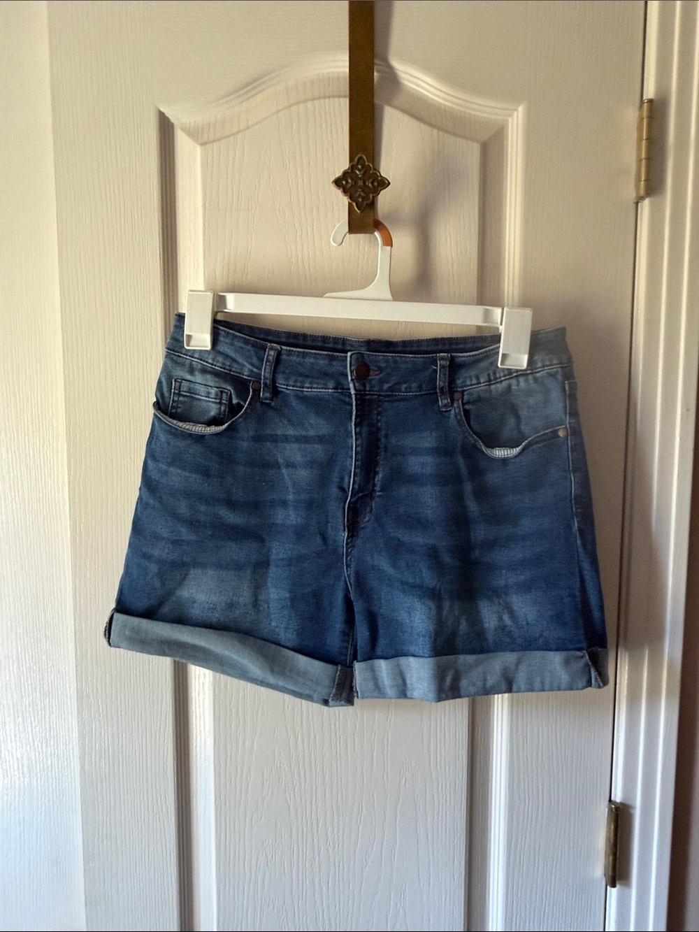 dip Blue Denim Jean Shorts
